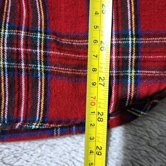 Vintage LL Bean Flannel Plaid Shirt Men's XL Reg. Long Sleeve Button Up Shirt - Picture 7 of 10